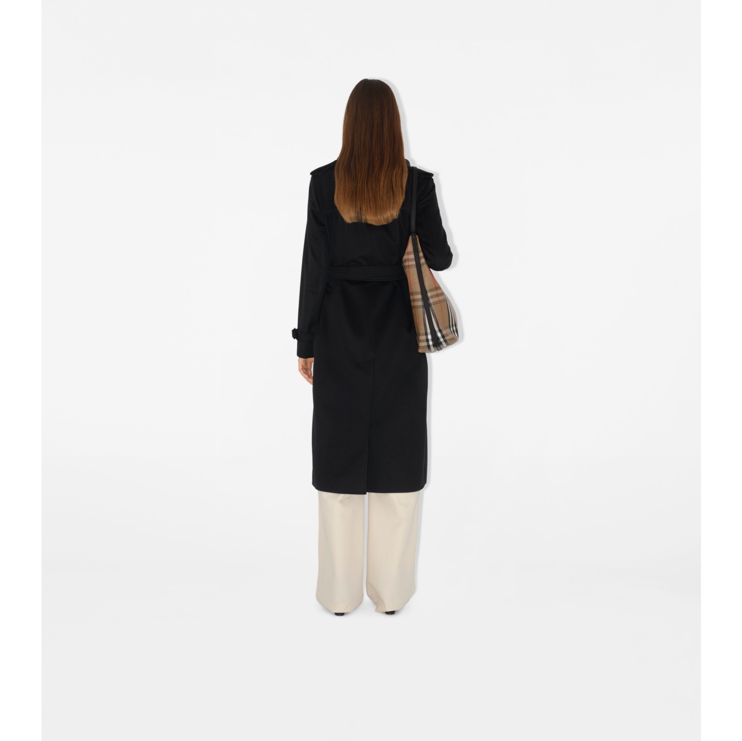 Long Cashmere Kensington Trench Coat
