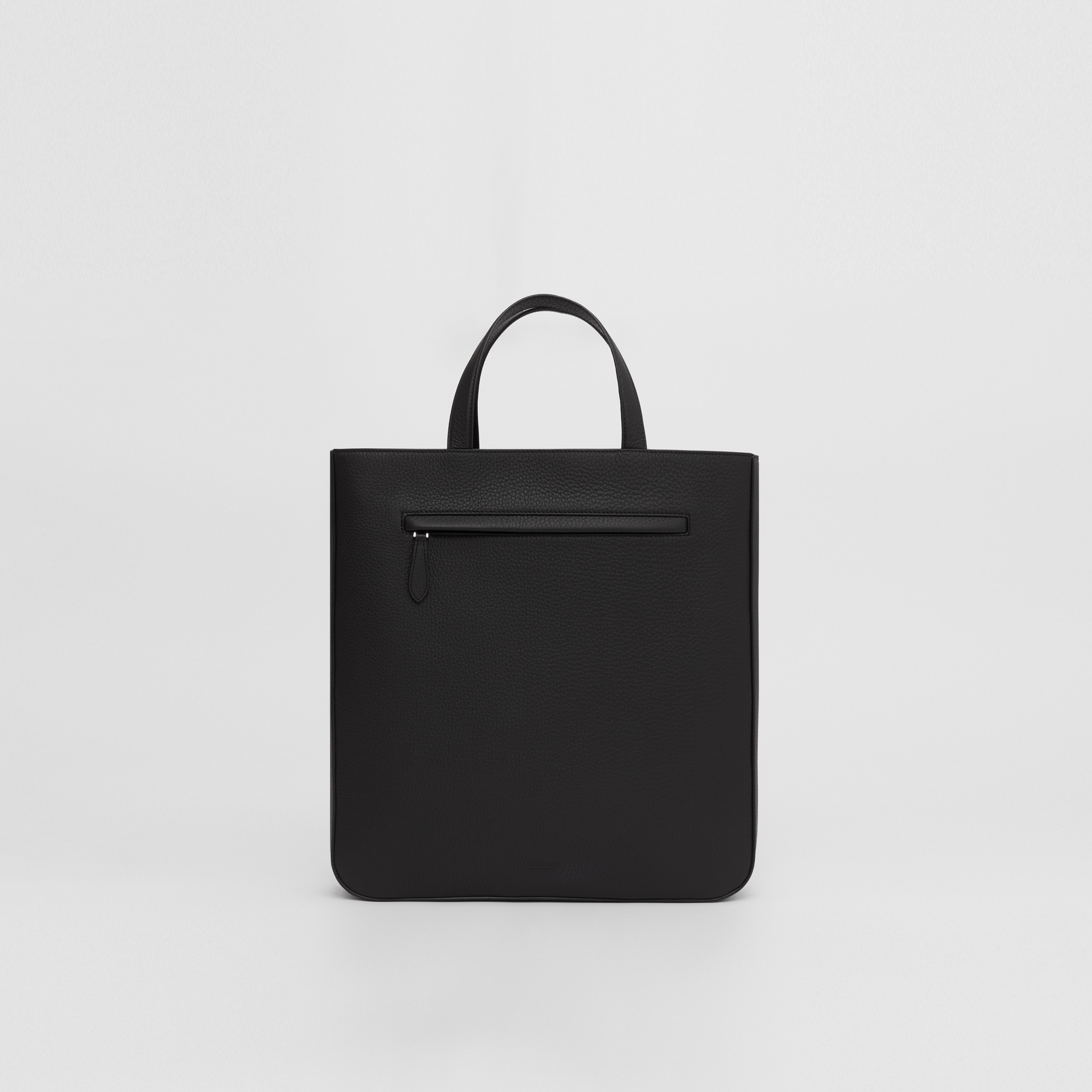 Grainy Leather Tote in Black - Men | Burberry® Official - 1