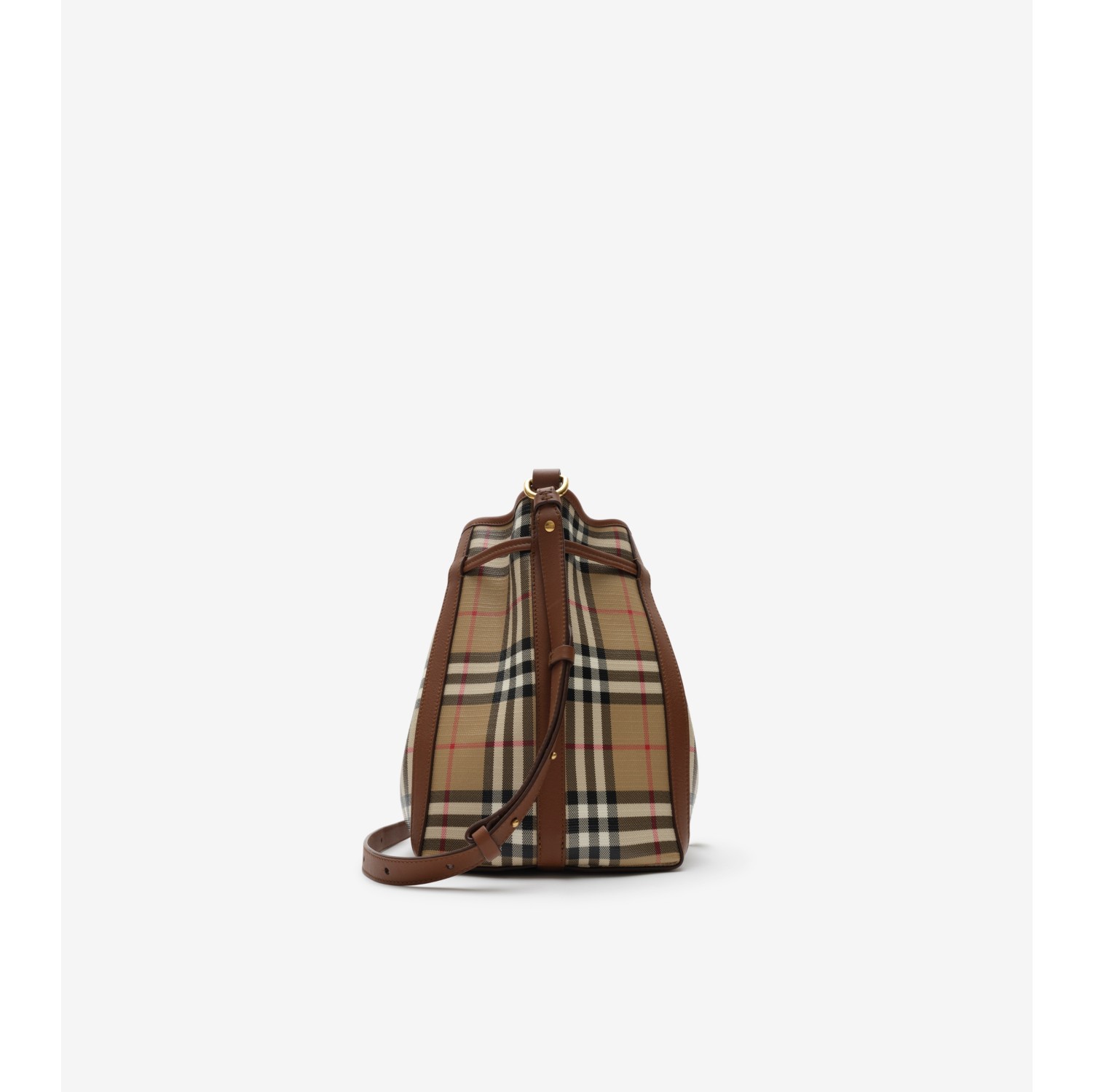Mini Check Bucket Bag