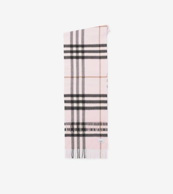 Burberry pink 2025 check scarf