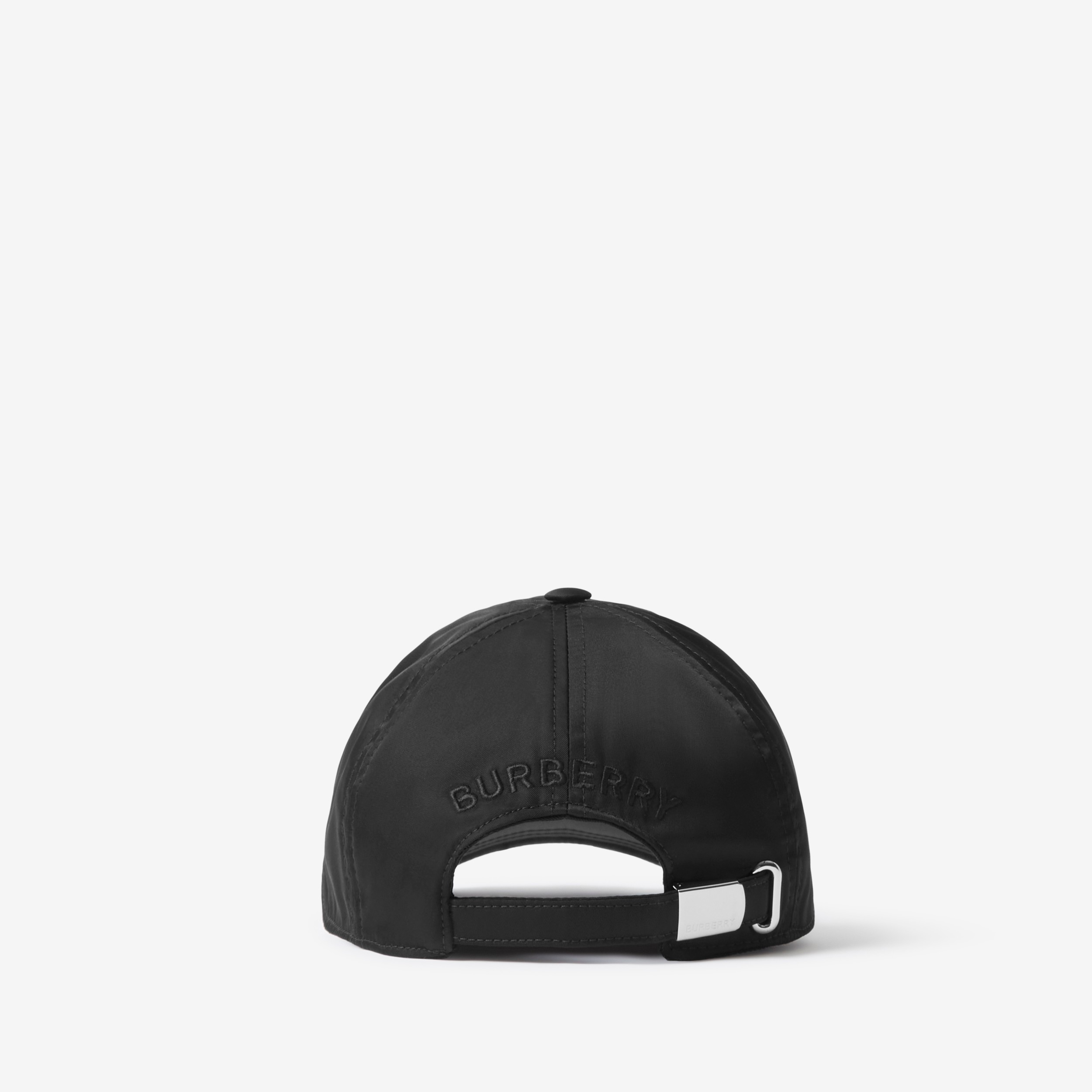 Oak Leaf Crest Nylon Baseball Cap in Black | Burberry® Official - 3
