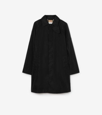 Short Nylon Ridgewood Car Coat​ in Black - Men | Burberry® Official