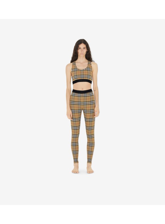 Burberry Green Tb Turama Leggings