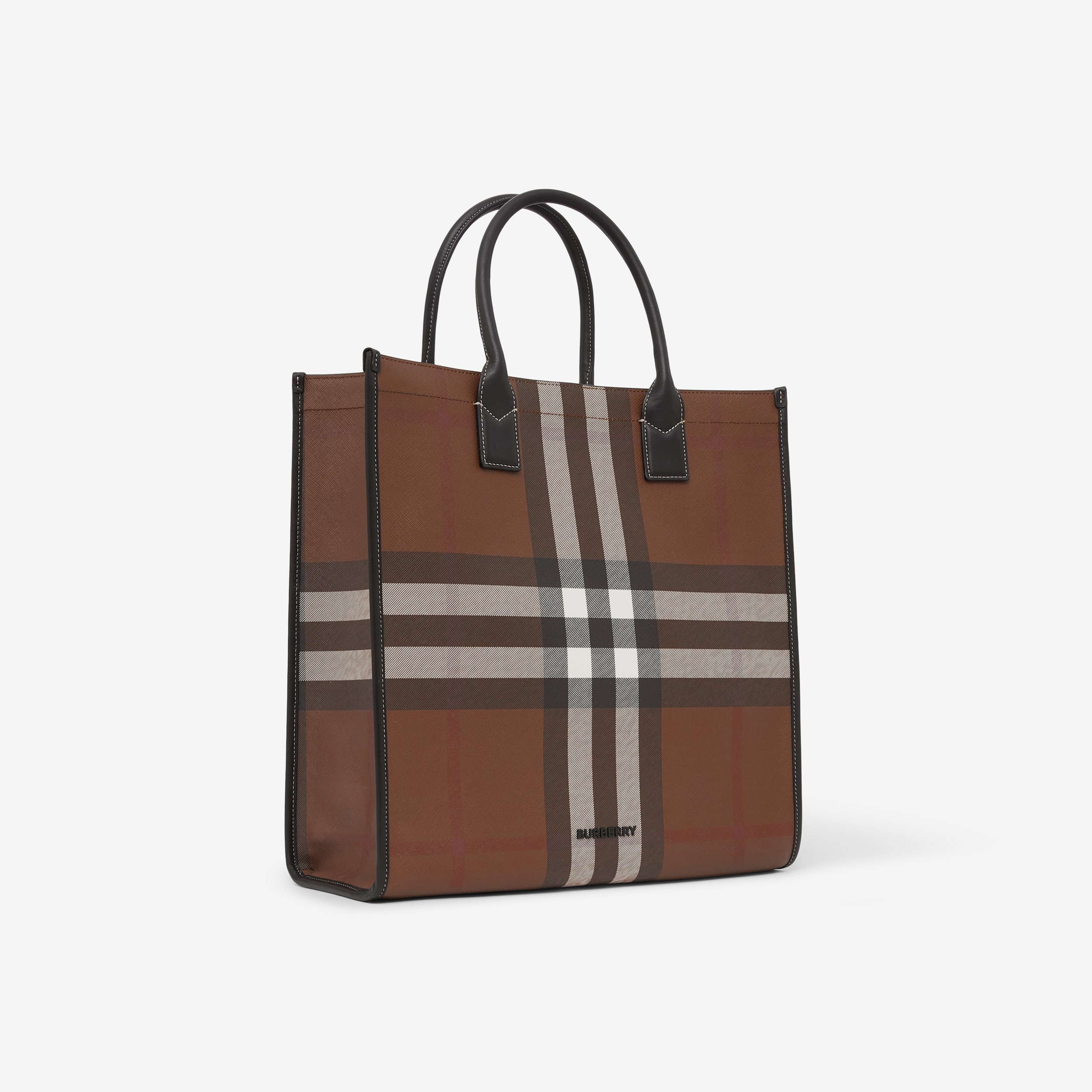 Denny Tote in Dark Birch Brown | Burberry® Official - 2