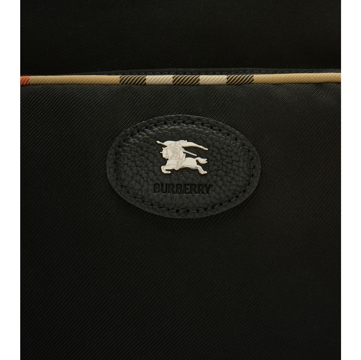 Check Trim Backpack in Black - Men, Technical | Burberry® Official