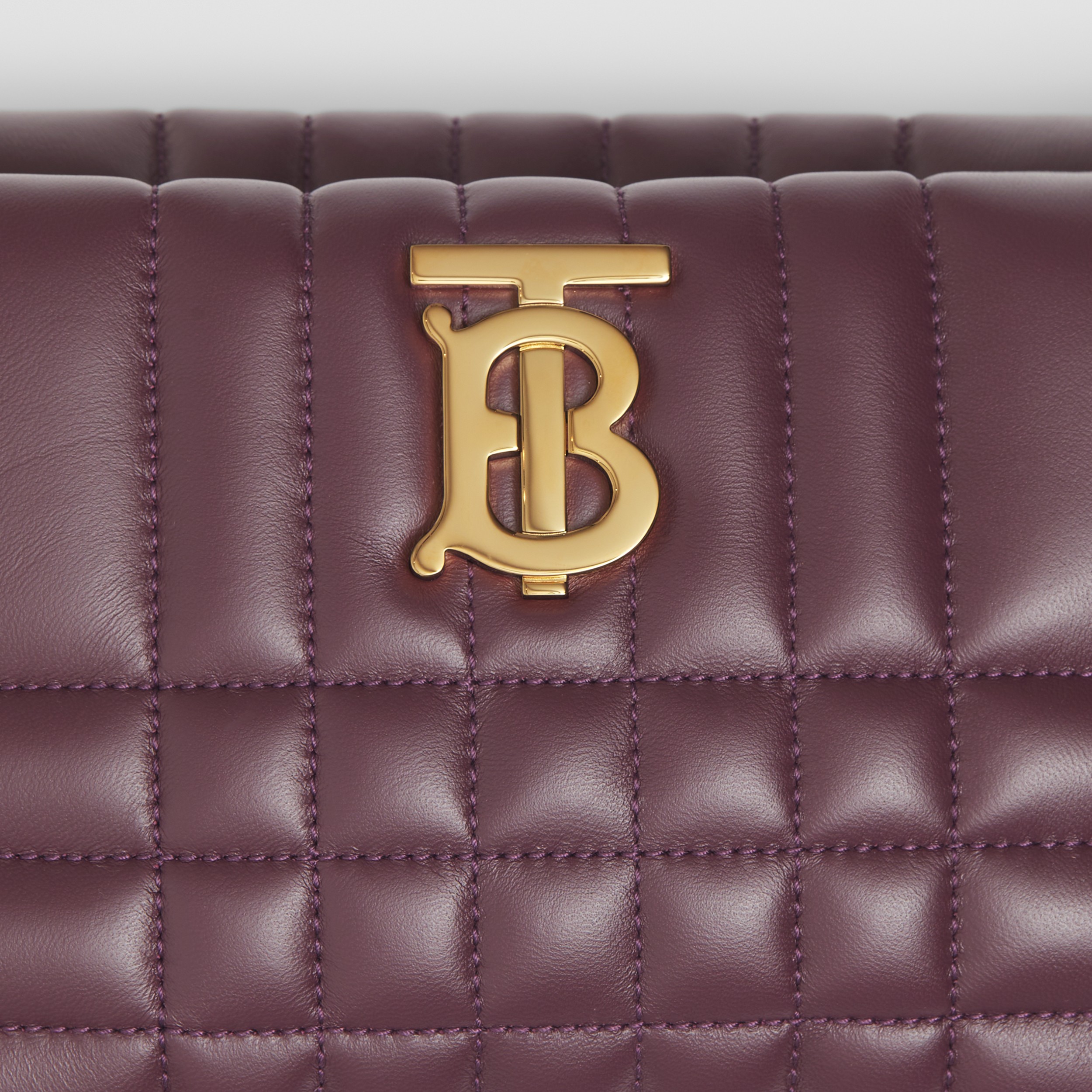 Quilted Leather Small Soft Lola Bag in Deep Maroon - Women | Burberry® Official - 2