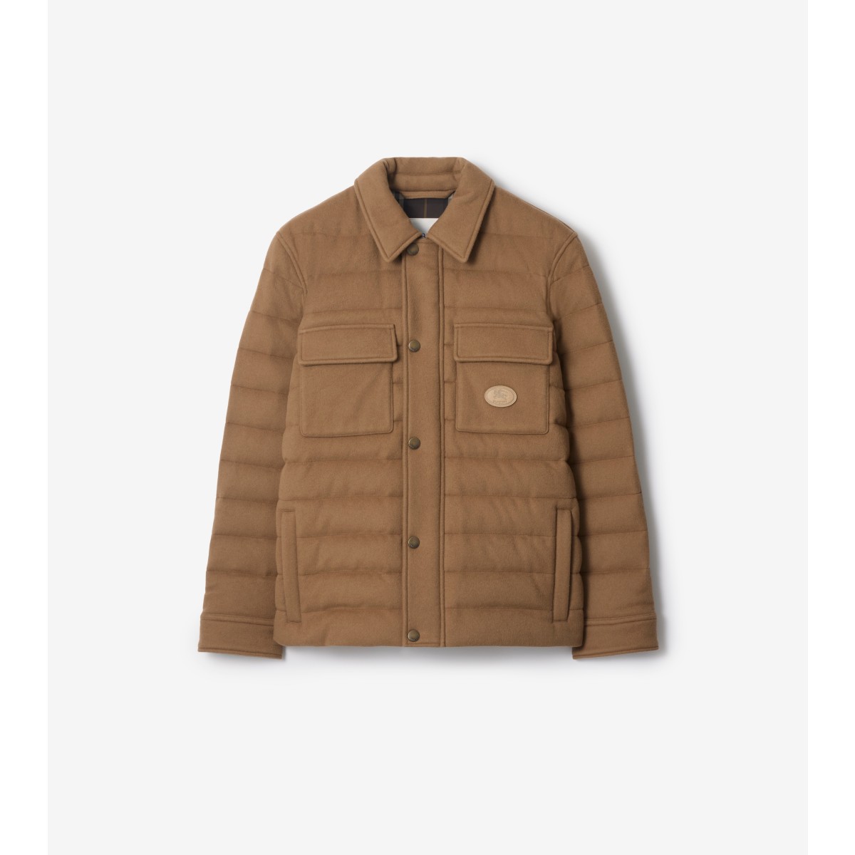  Check Padded Overshirt
