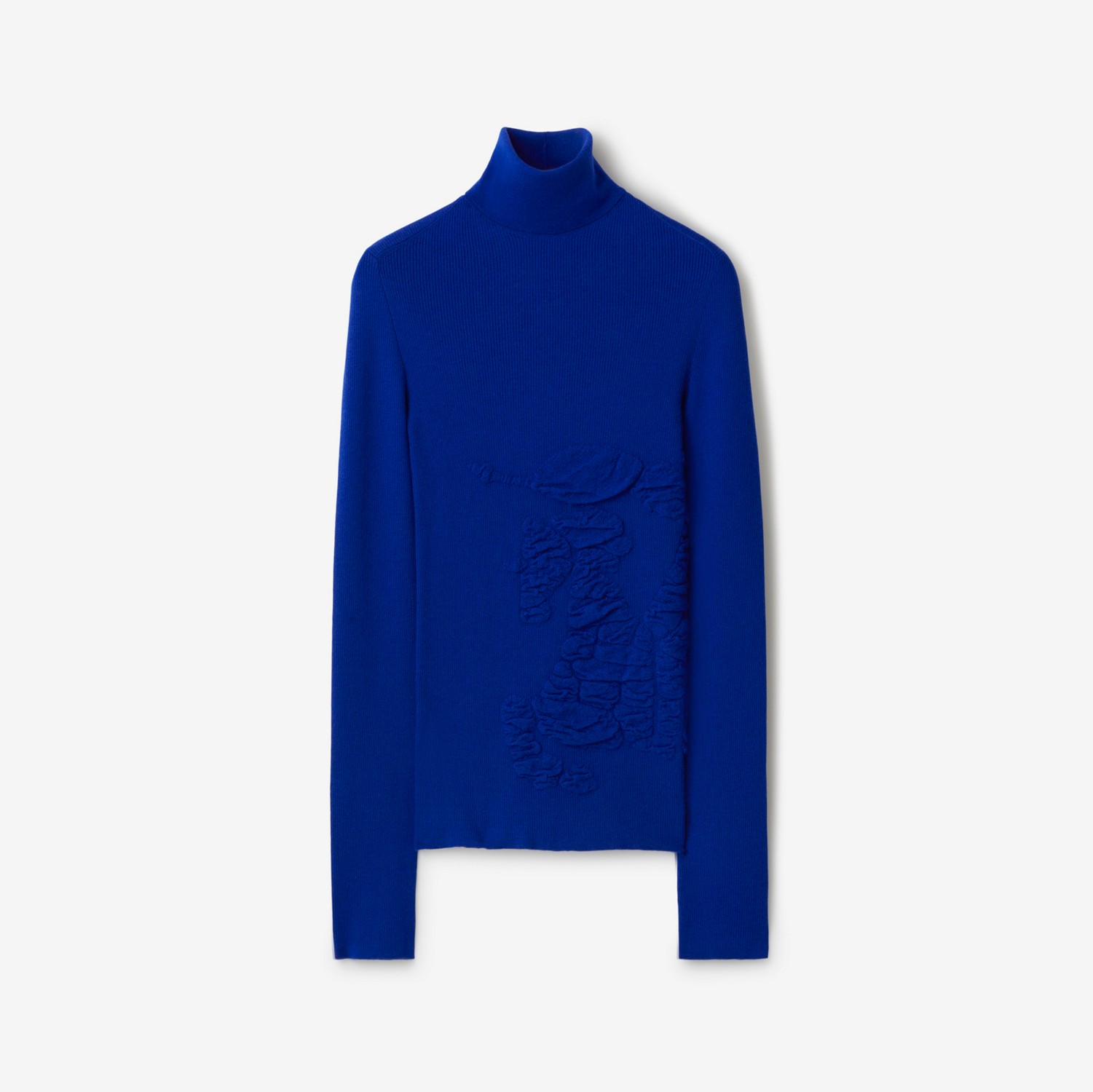 马术骑士徽标羊绒混纺针织衫 (骑士蓝) - 女士 | Burberry® 博柏利官网
