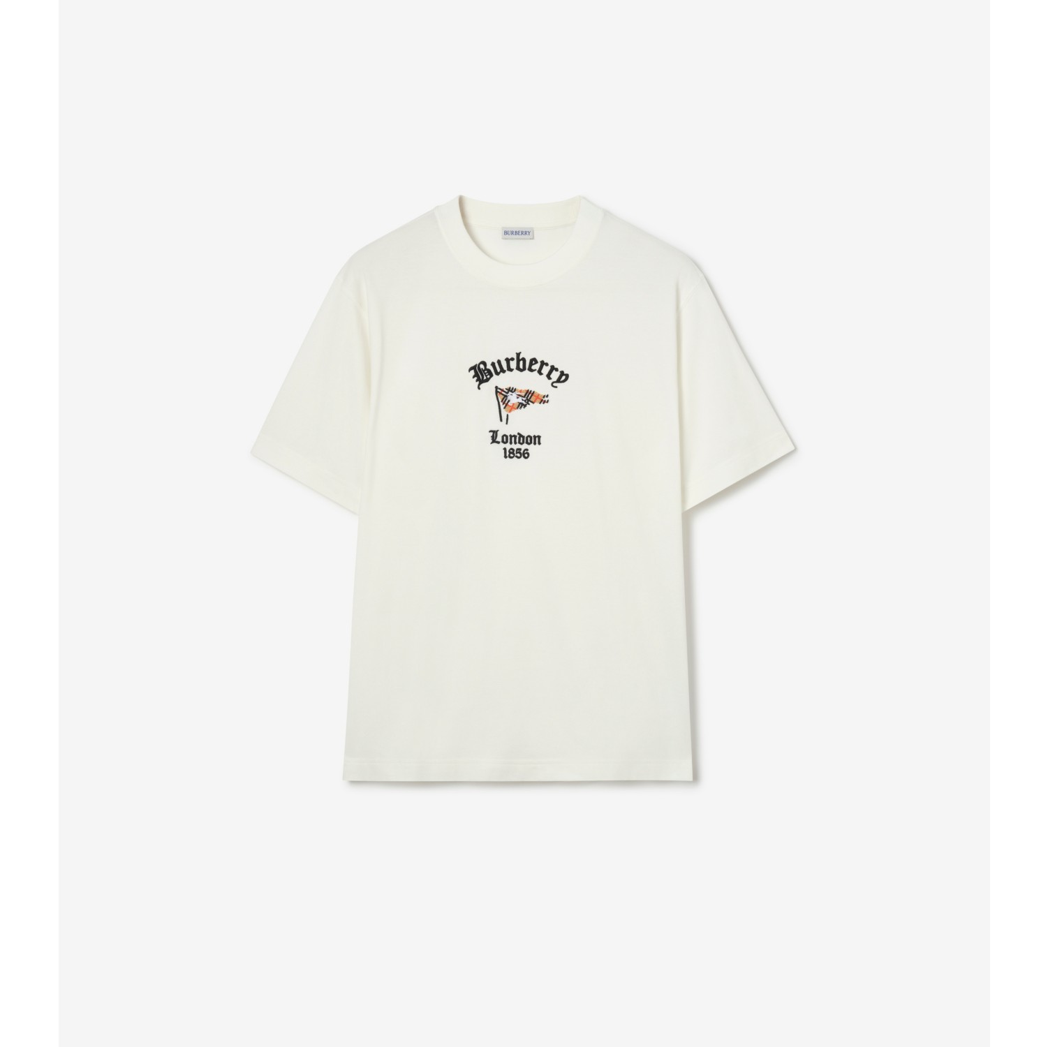 T-shirt en coton Check Flag