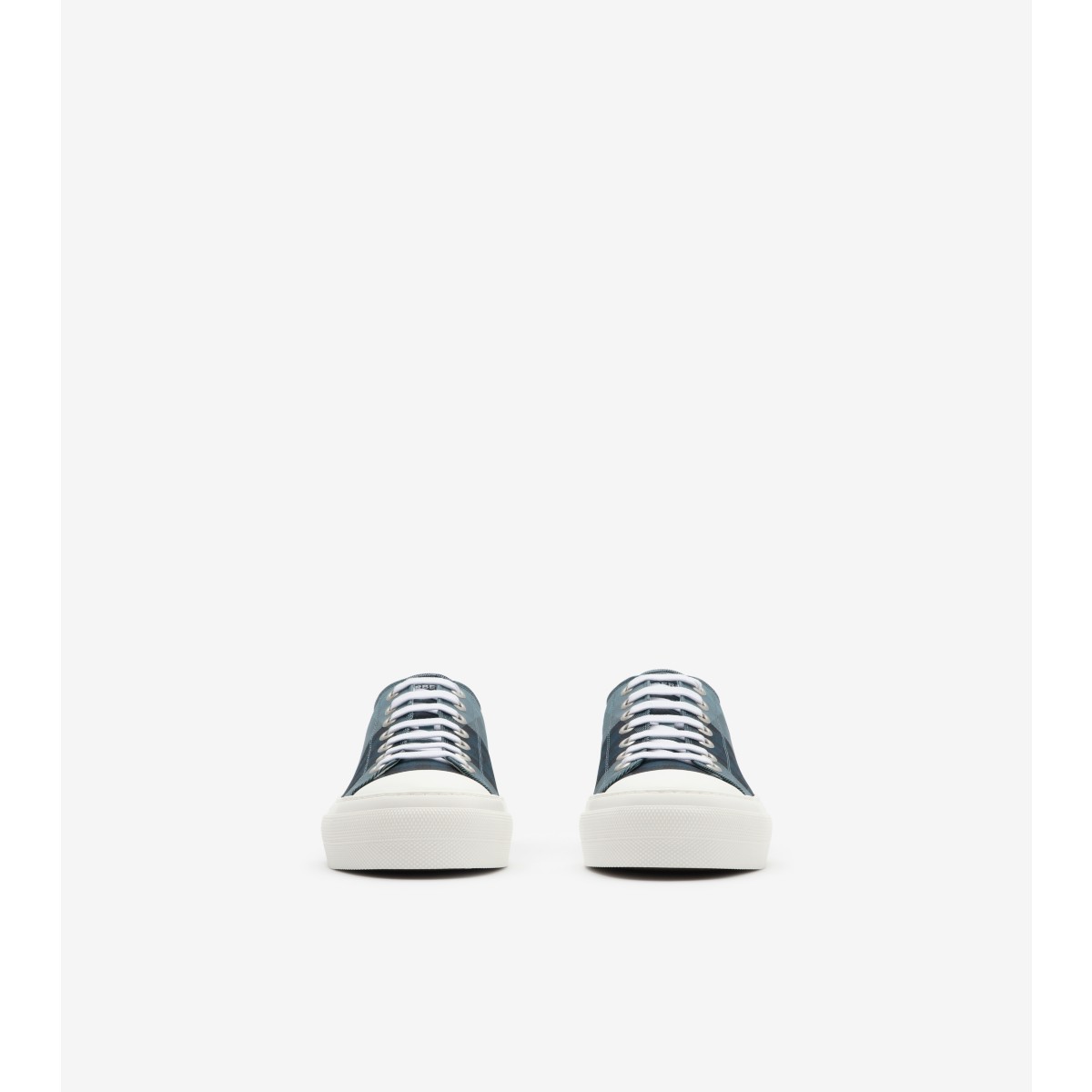  Check Nylon Blend Sneakers