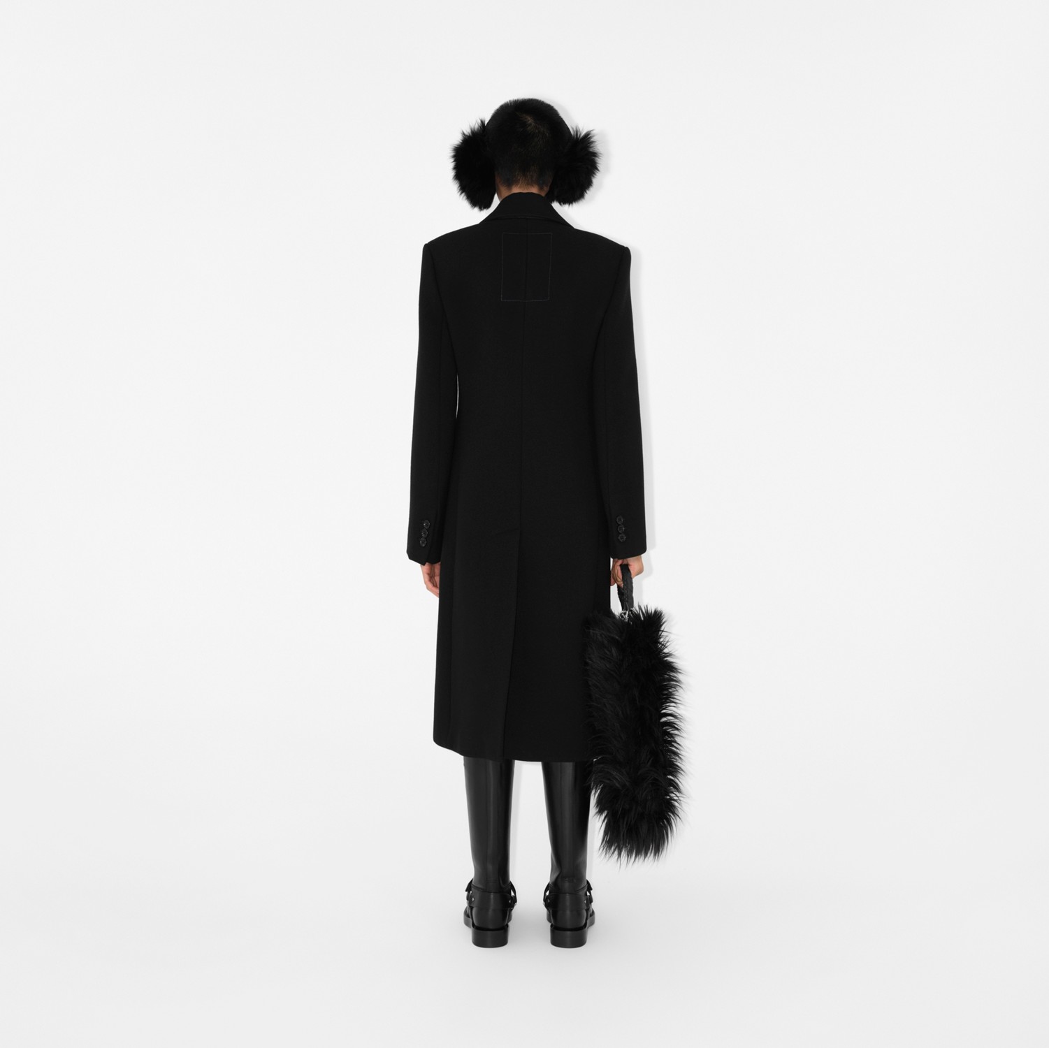 Wool Coat in Black - Women | Burberry® Official