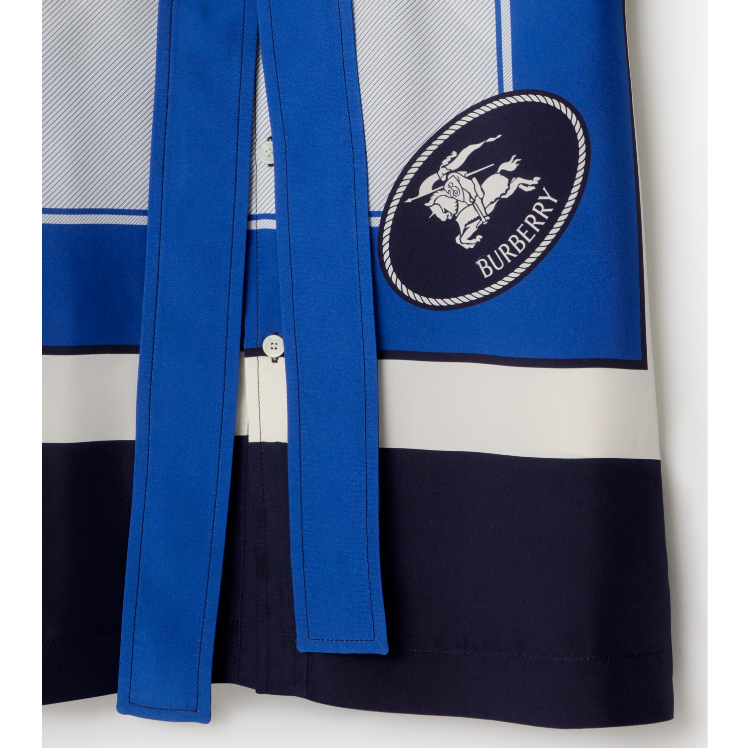 Robe chemise Box en soie Knight