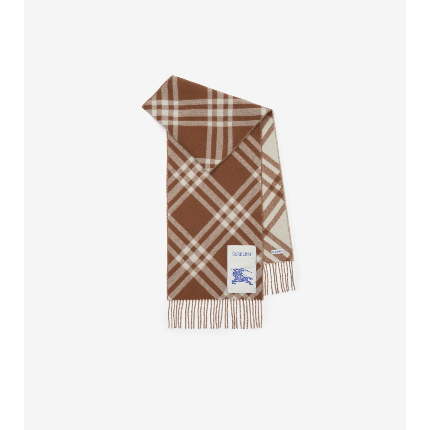 Check Cashmere Scarf