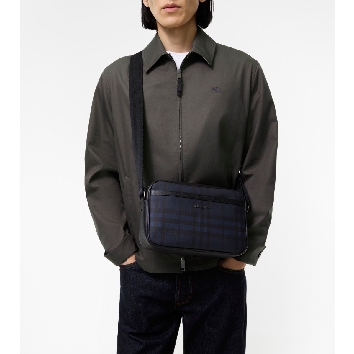  Check City Crossbody Bag