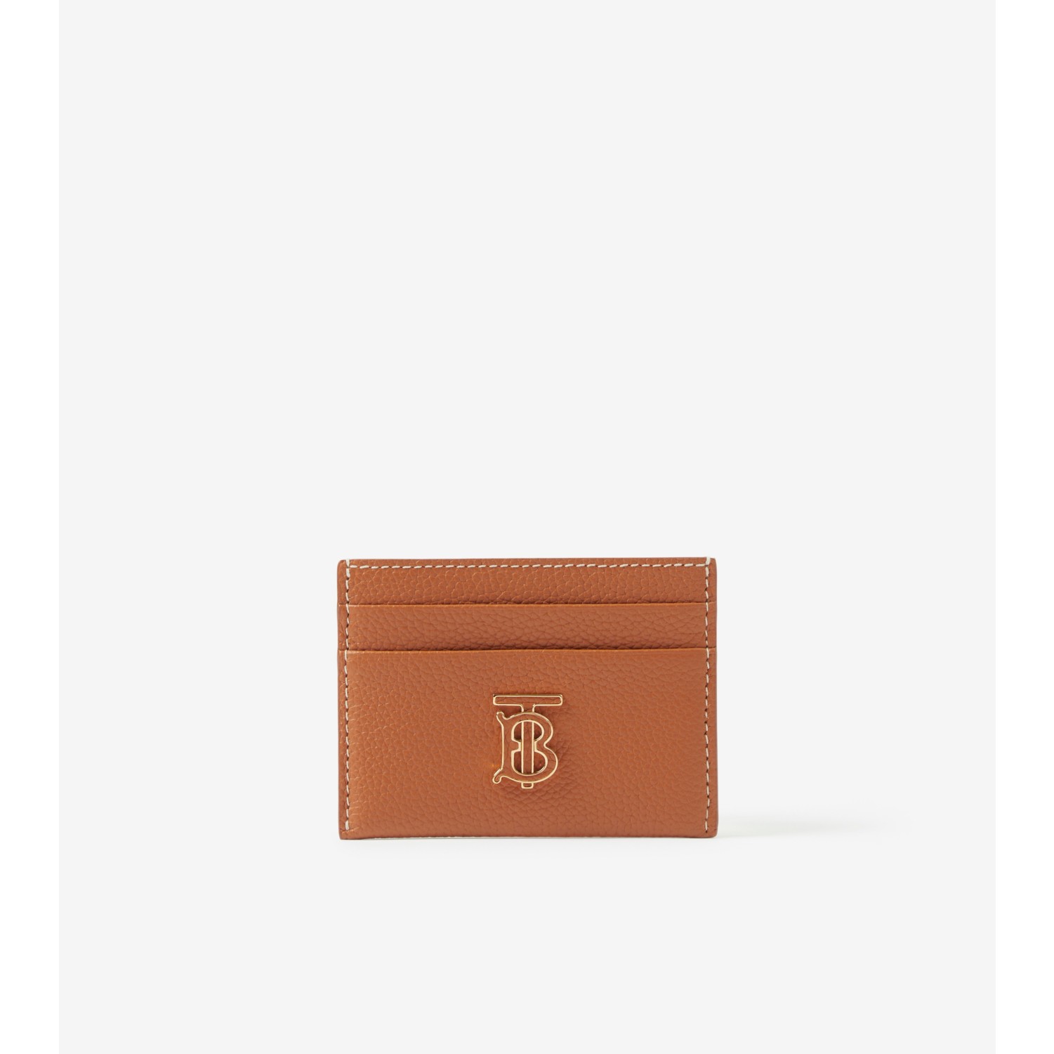 BURBERRY Grainy Leather Tb Card Case