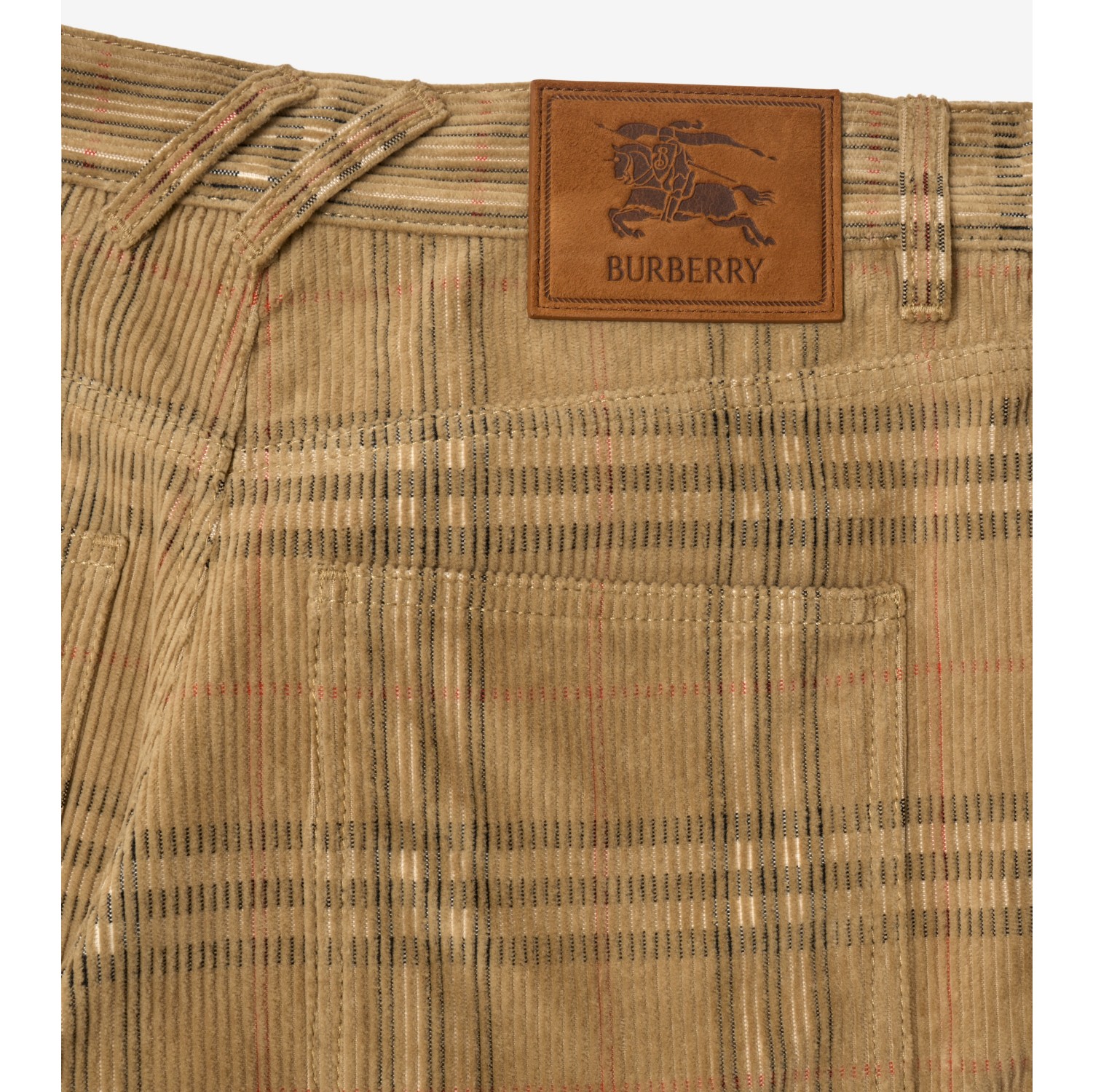 Pantaloni in corduroy Check