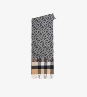 Burberry reversible check store print infinity scarf