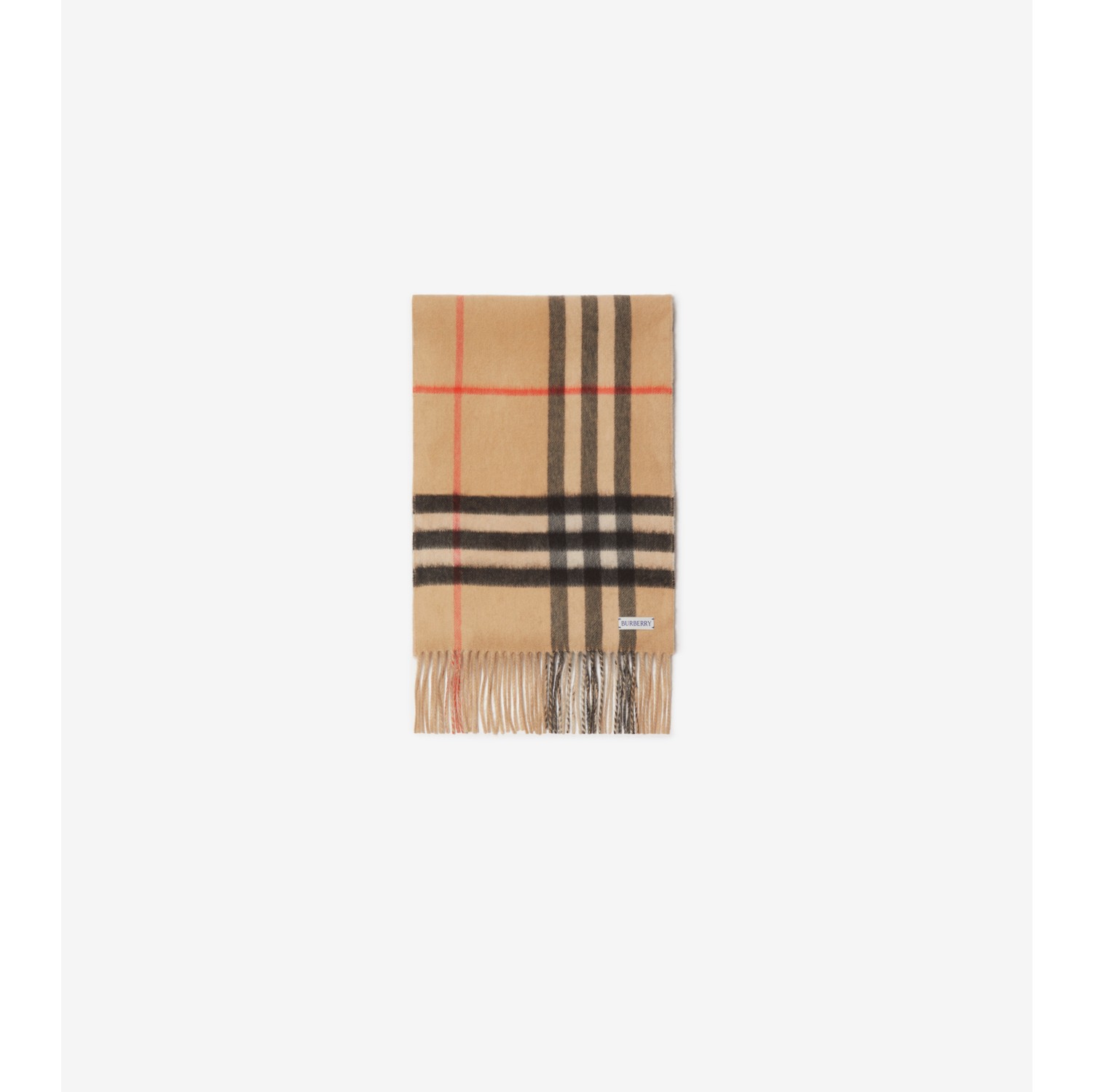 Reversible Check Cashmere Scarf