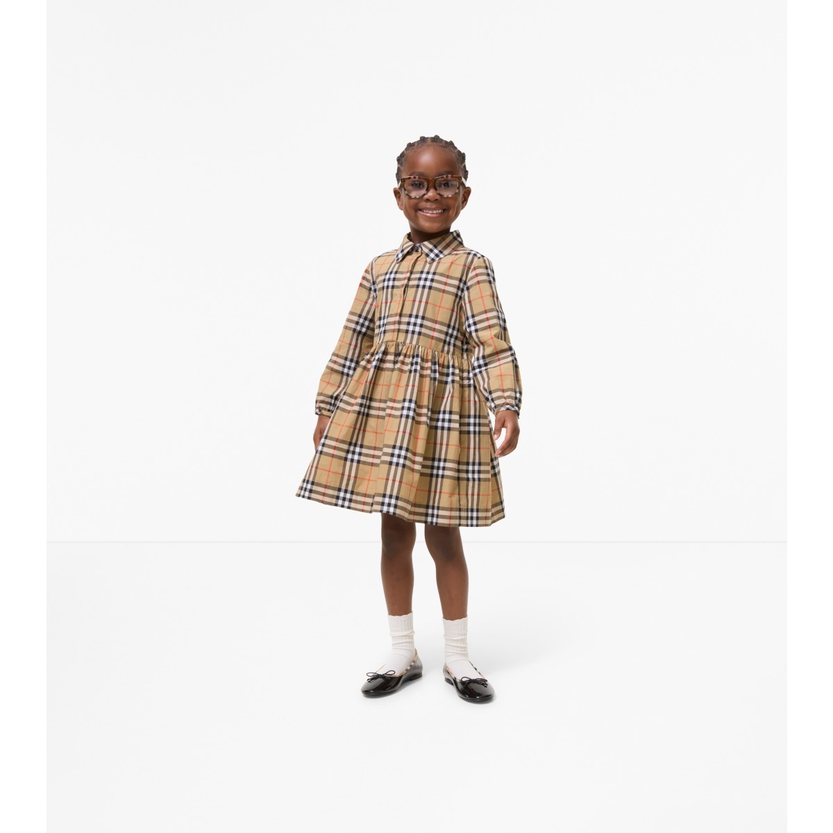  Check Cotton Dress
