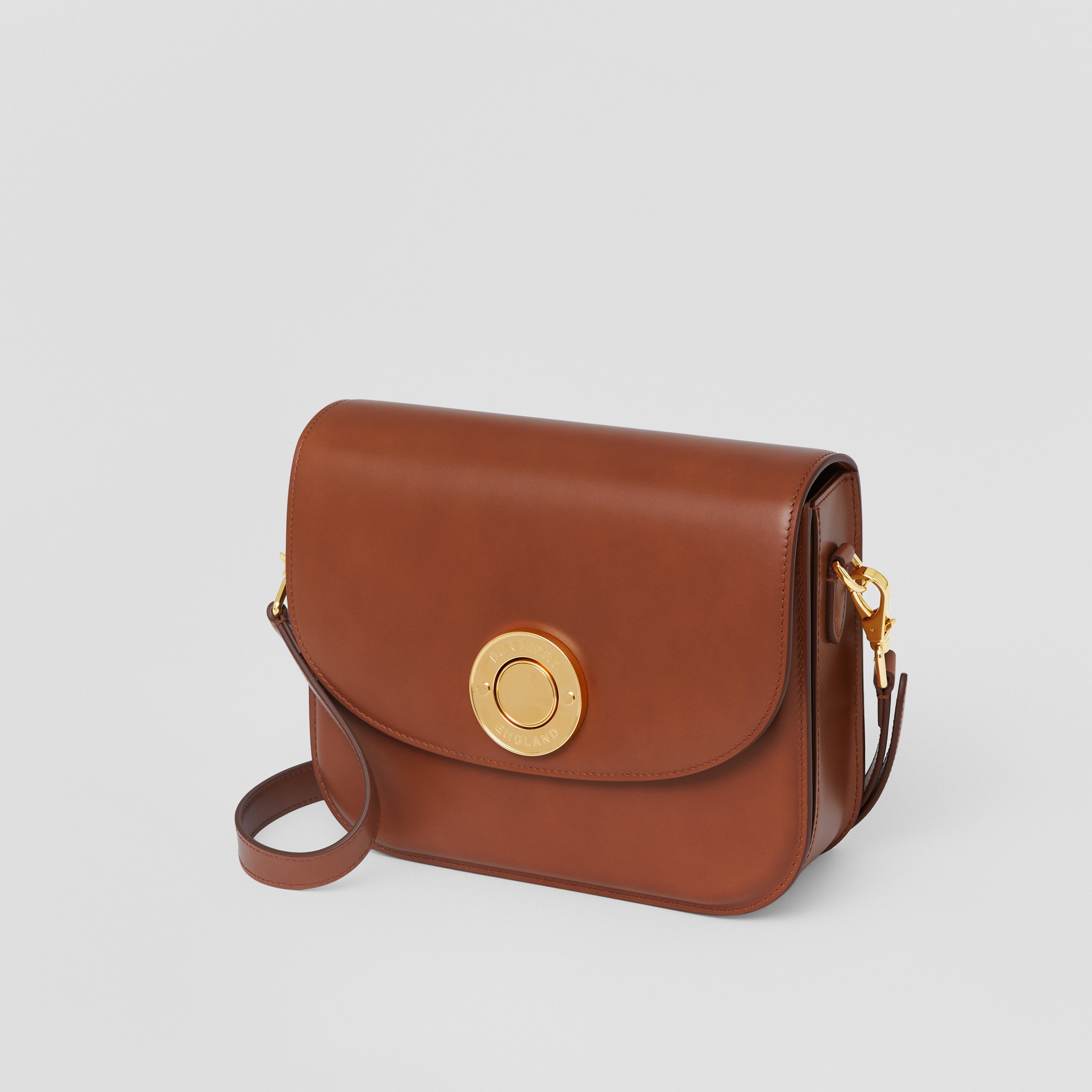 Leather Medium Elizabeth Bag in Warm Tan - Women | Burberry® Official - 4