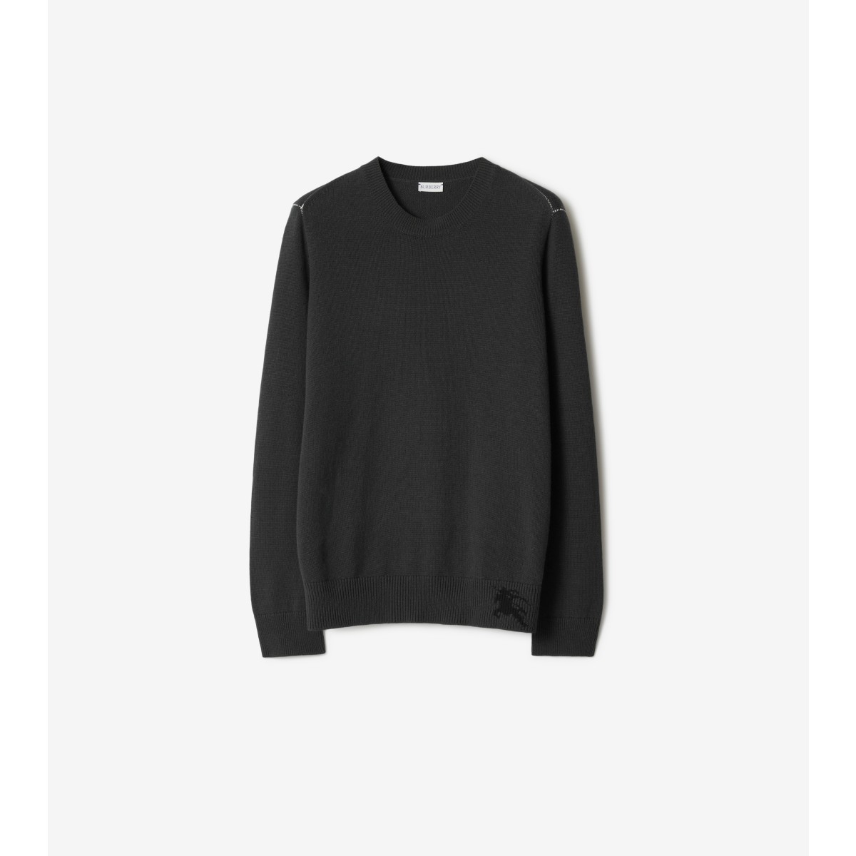 Shop Burberry Cashmere Sweater In Onyx