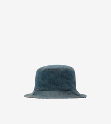 デニム バケットハット (インディゴブルー) - メンズ | Burberry®公式