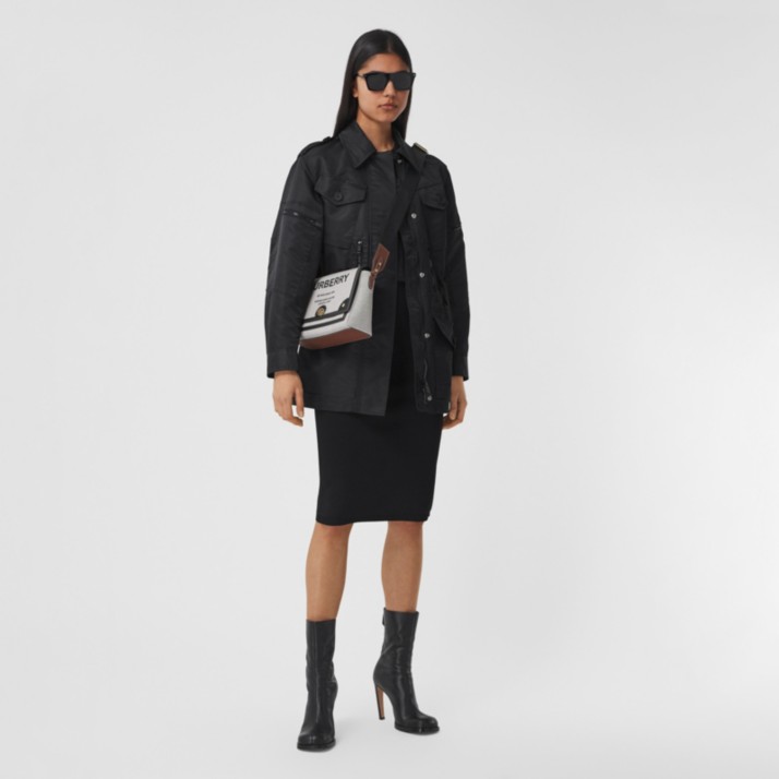 horseferry 印花帆布 note 斜背包