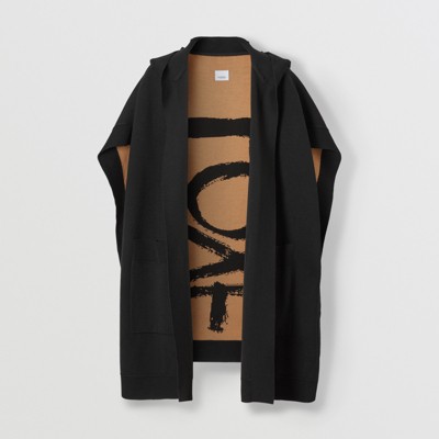 burberry hooded cape
