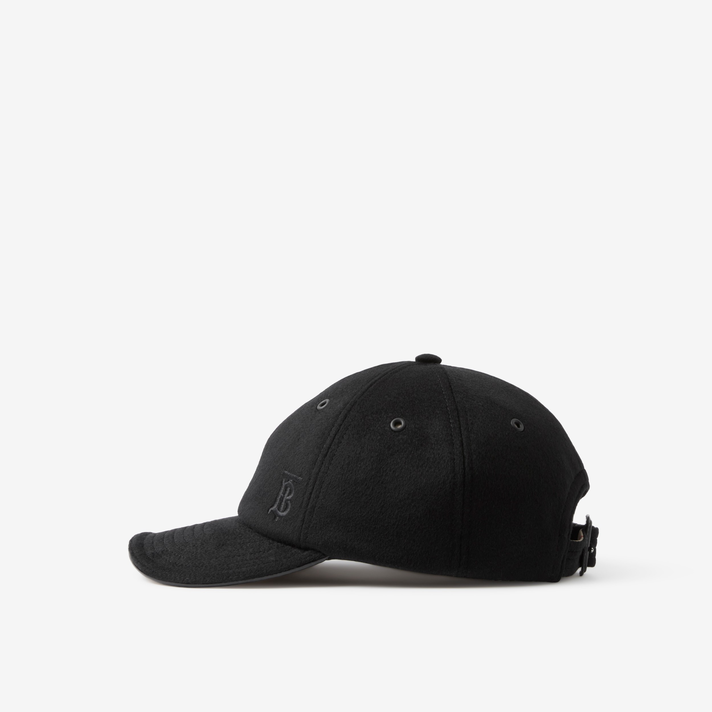 Berretto da baseball in cashmere con monogramma (Nero) | Sito ufficiale Burberry® - 4