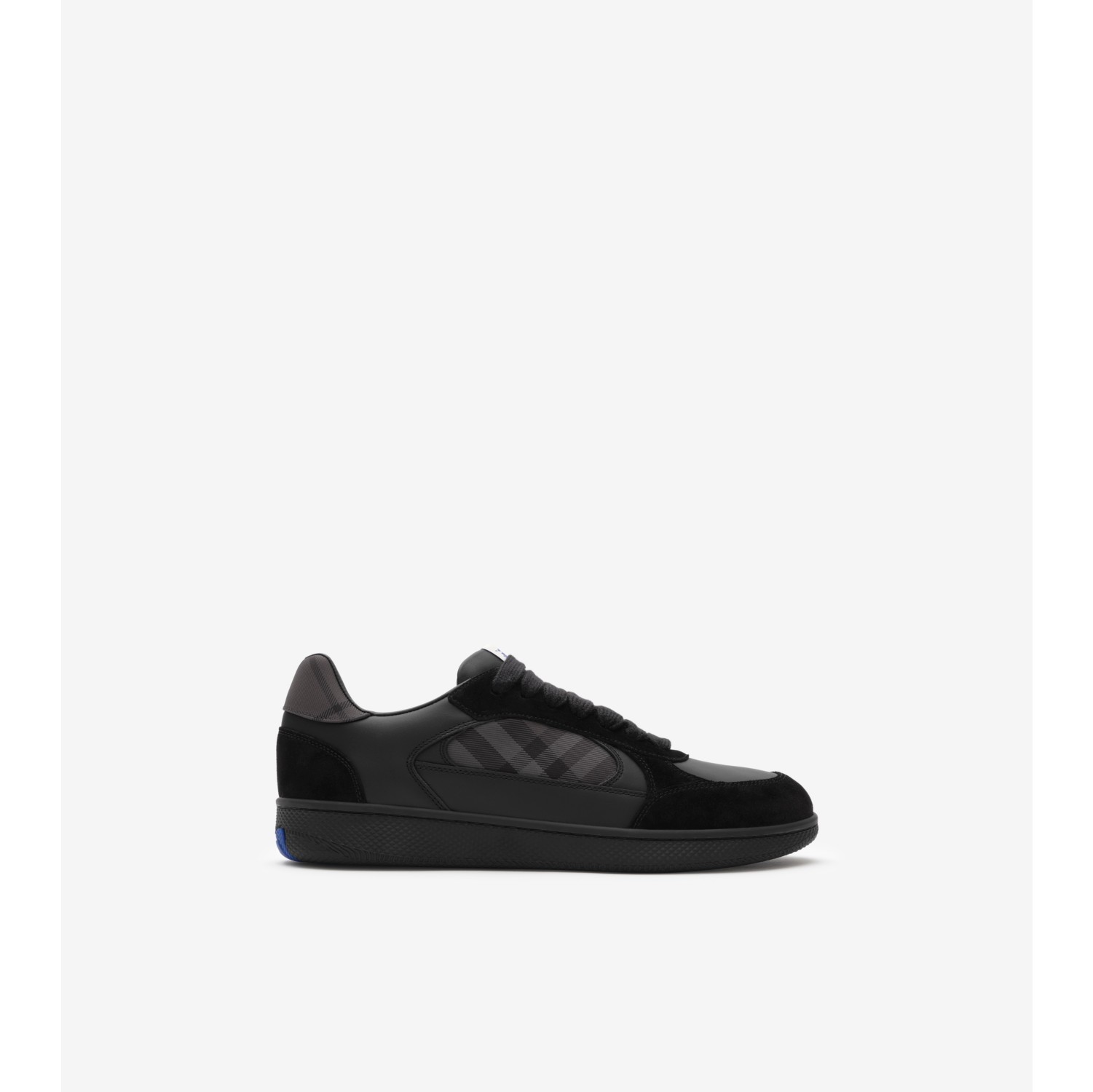 Leather, Suede and Check Terrace Sneakers​