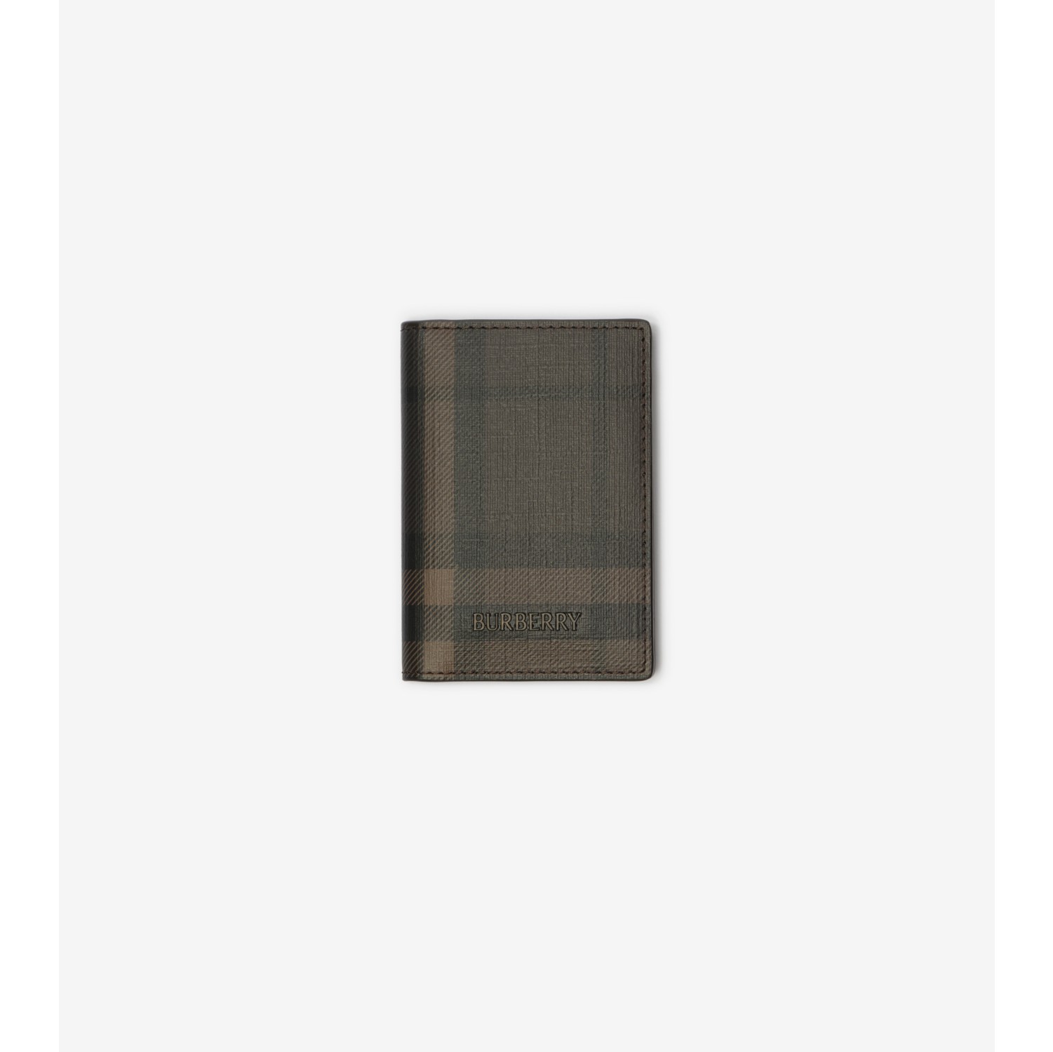 City Check Folding Card Case