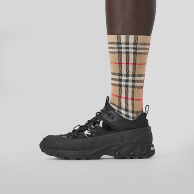 burberry black arthur sneakers