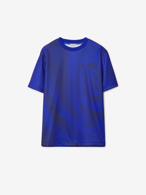 Burberry Rose T-shirt In Blue