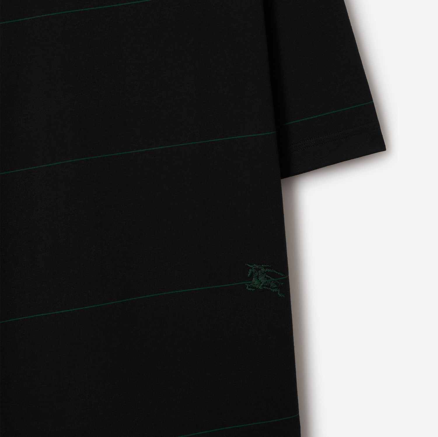 Baumwoll-T-Shirt mit Streifen