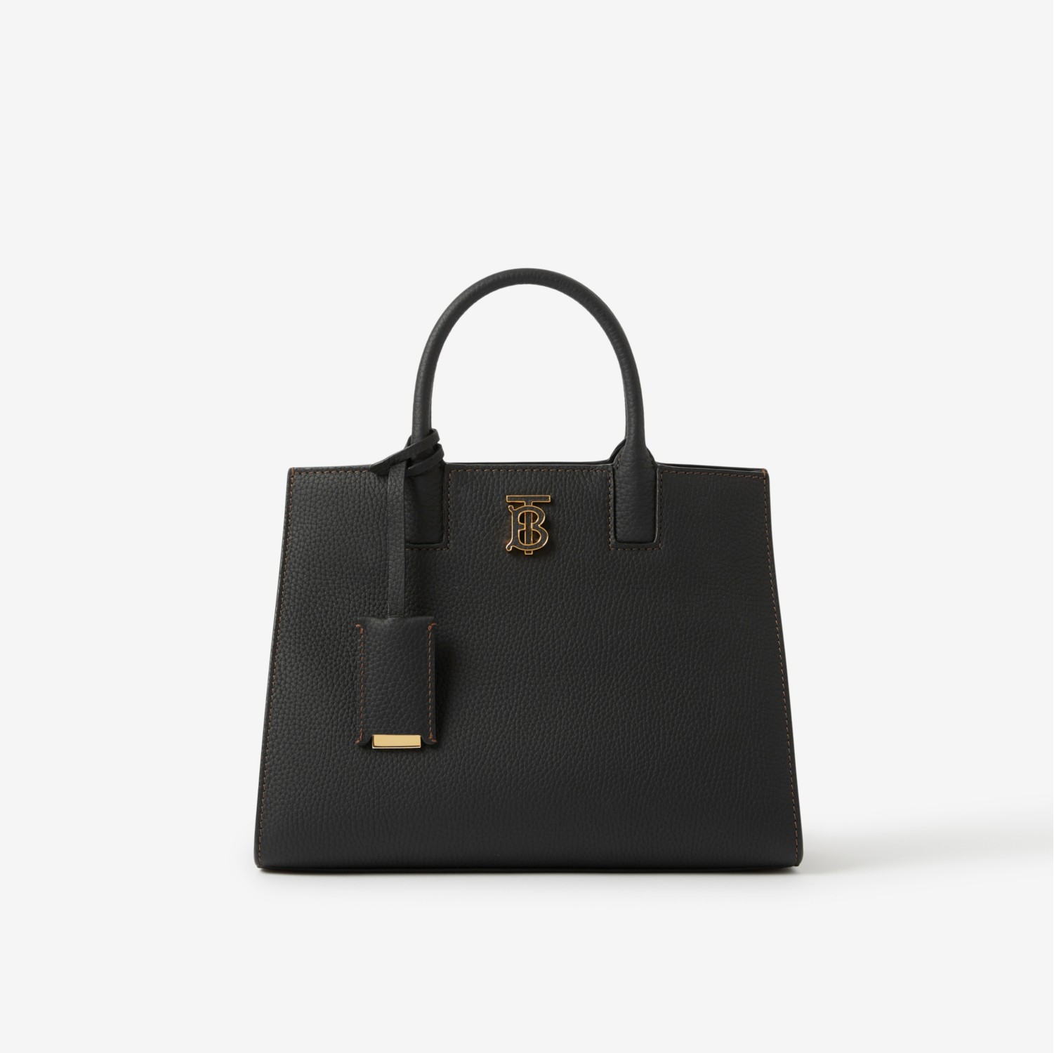 Small Frances Bag in Black Women Leather Burberry Official