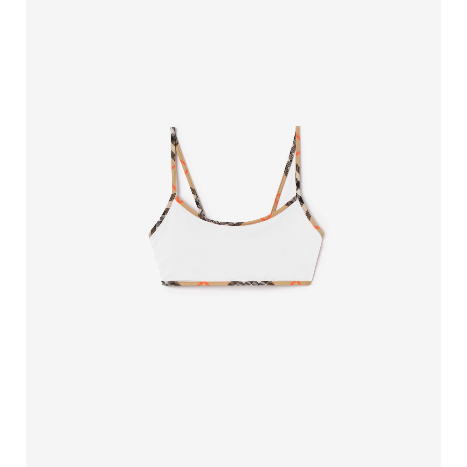 Check Trim Bikini Top - thumbnail 4
