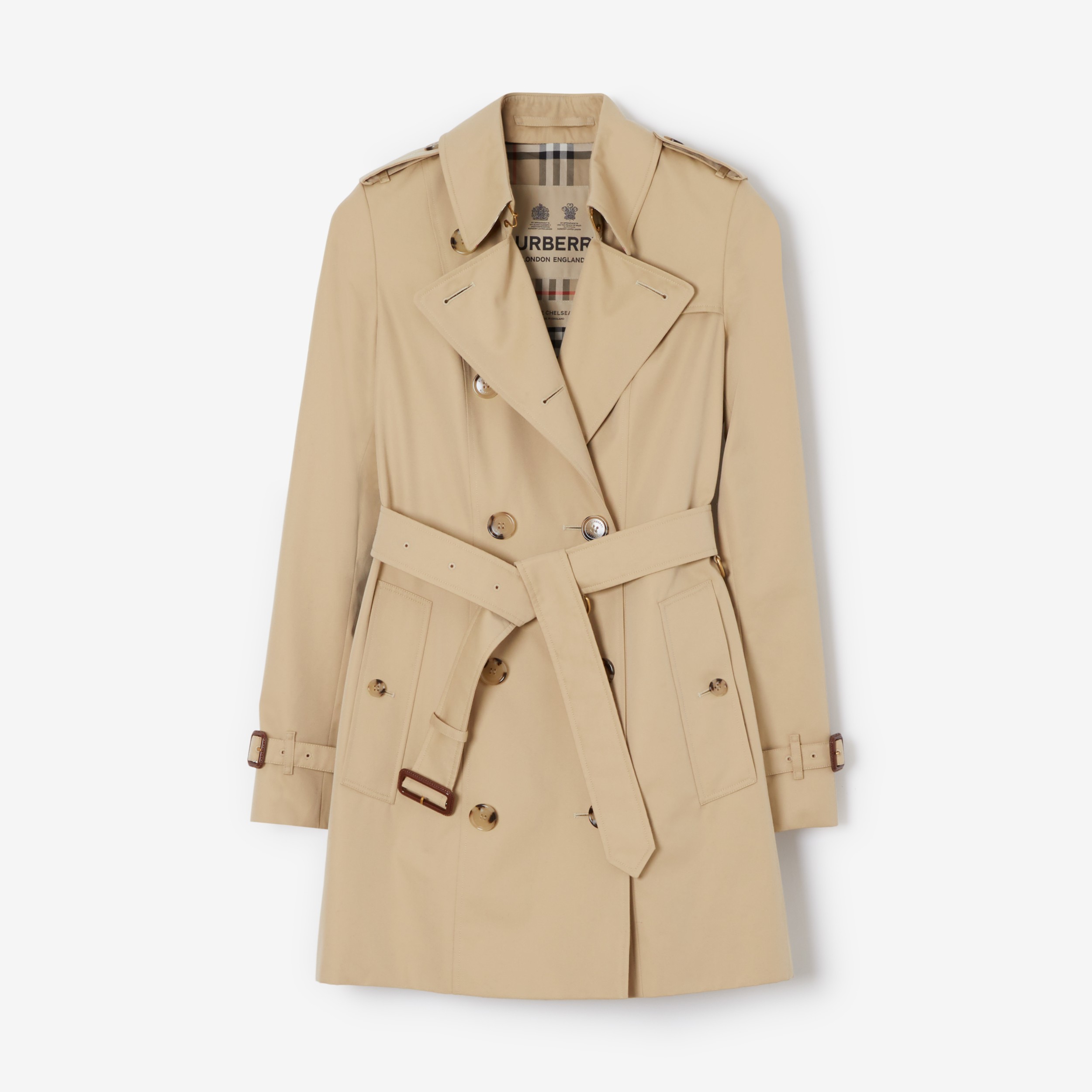 Short Chelsea Heritage Trench Coat in Honey | Burberry® Official