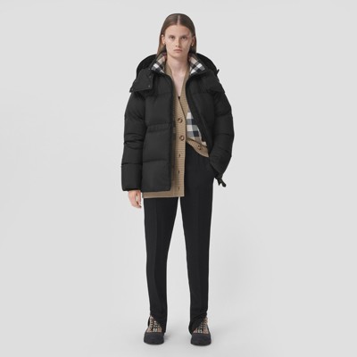 black womens puffer coats