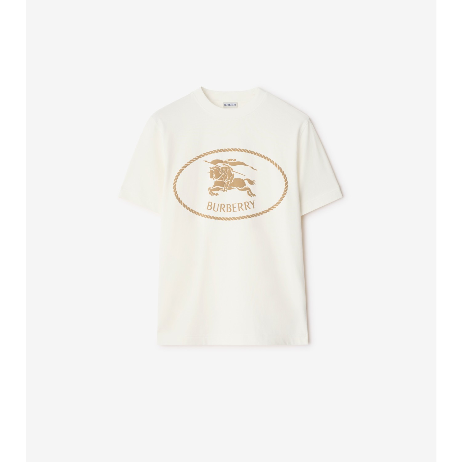 Knight Stamp Cotton T-shirt