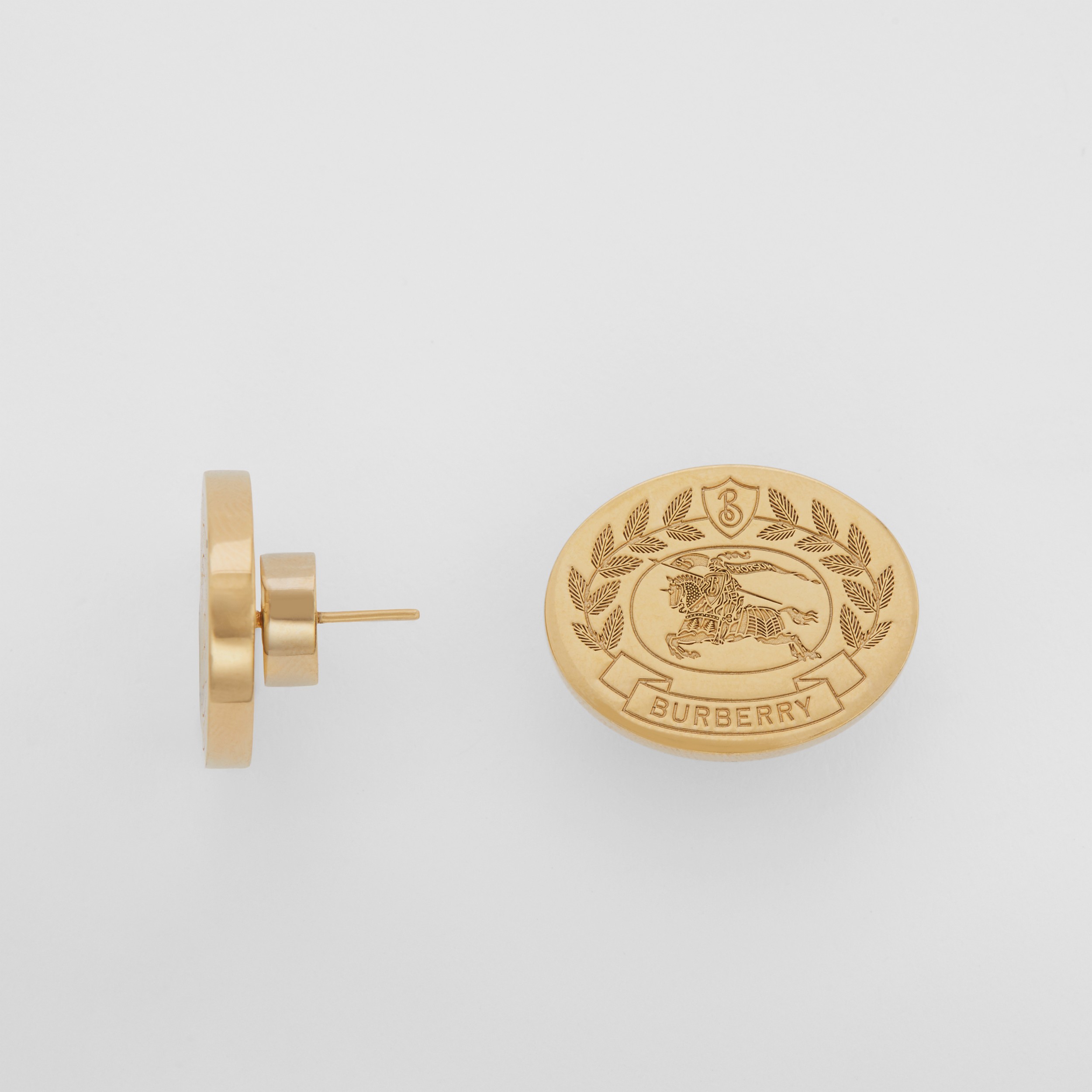 EKD Gold-plated Earrings in Light - Women | Burberry® Official - 4