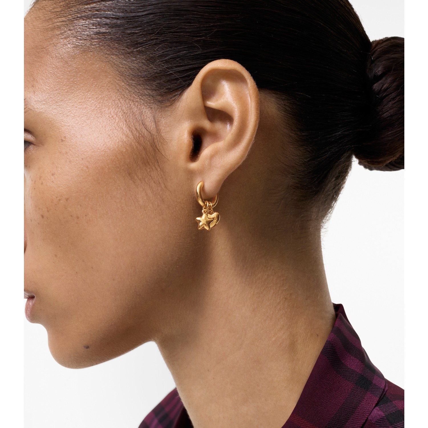 Mini Charm Hoop Earrings