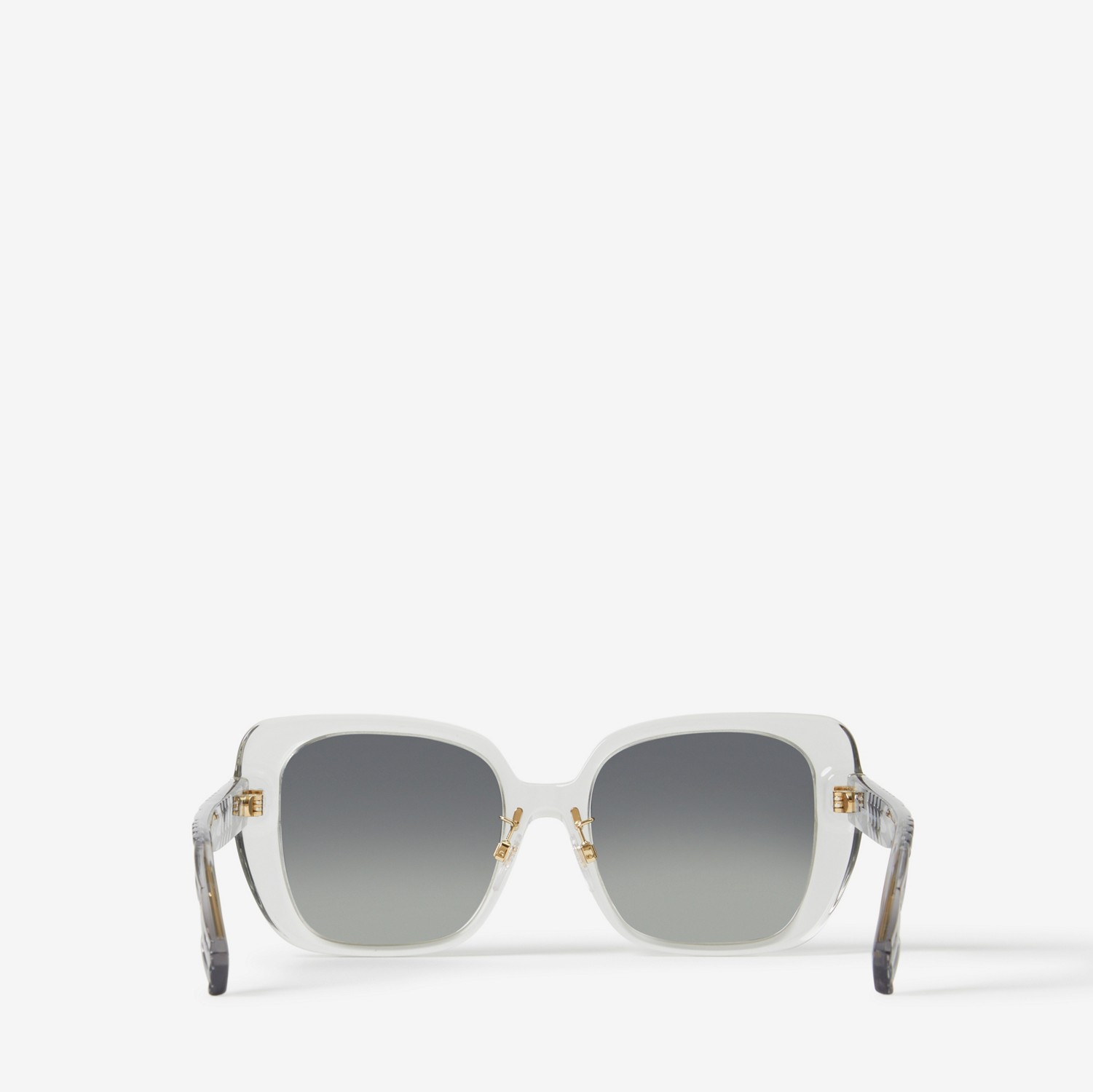Oversized Square Frame Lola Sunglasses in Grey - Women | Burberry® Official