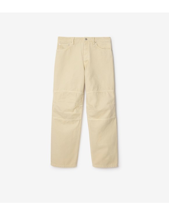 Cotton Canvas Workwear Trousers