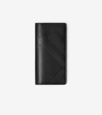 Burberry Dark Brown 2024 Continental Leather Long Wallet