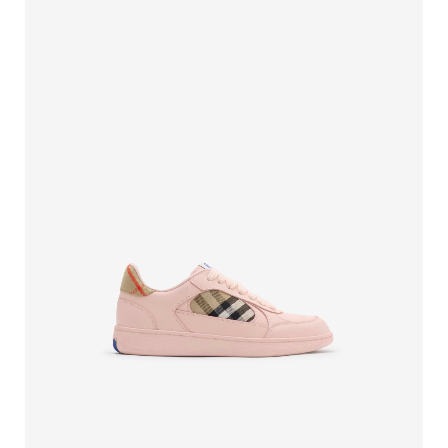 Leather and Check Terrace Sneakers​ - thumbnail 6