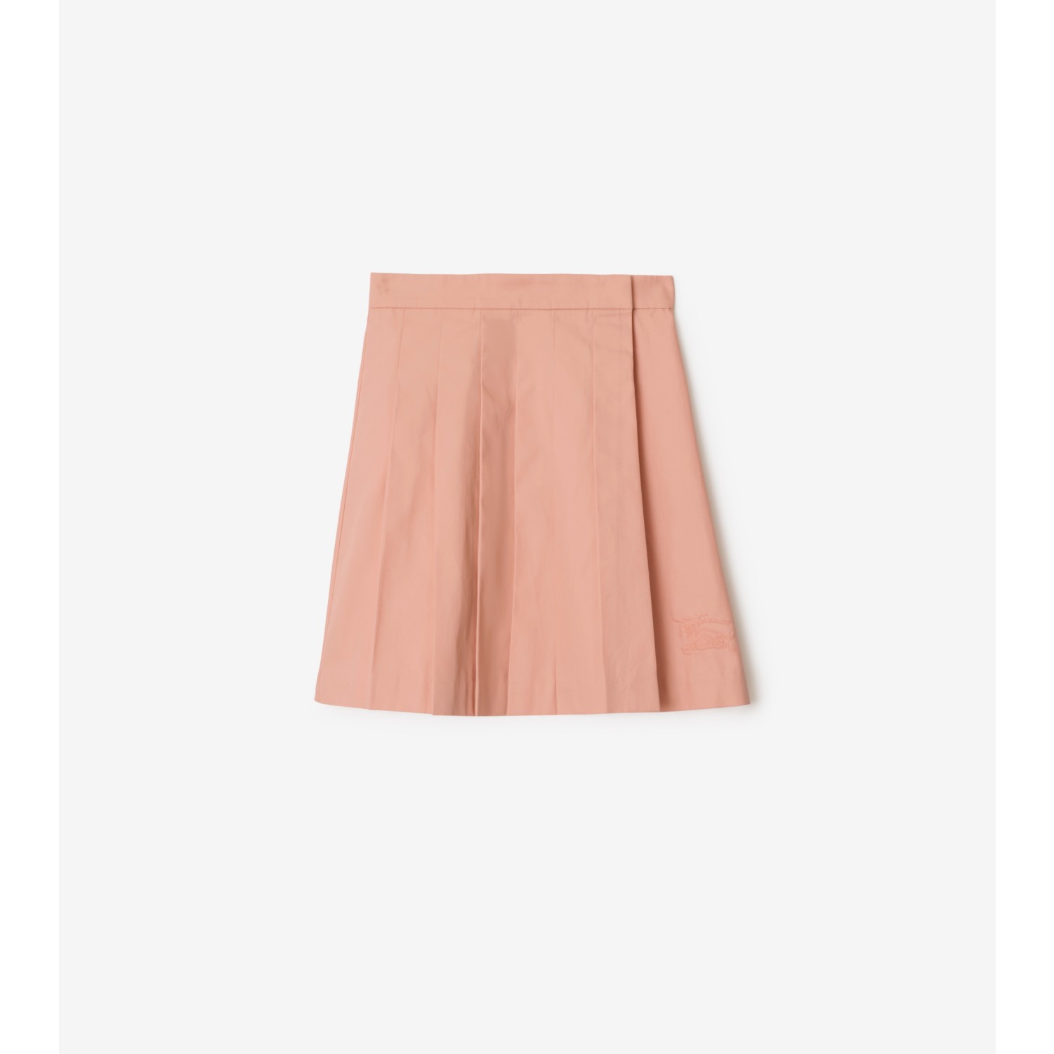 Pleated Cotton Skirt