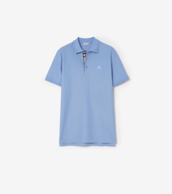 Burberry ホワイト ポロシャツ XXL Cotton Polo Shirt in White - Men | Burberry® Official