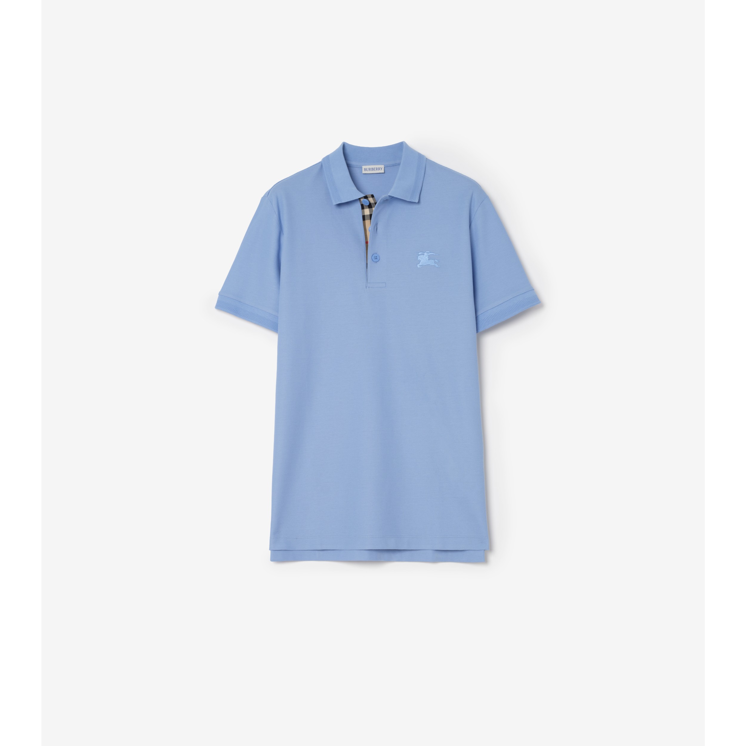 BURBERRY ポロシャツ Mサイズ コットン ポロシャツ (ホワイト) - メンズ | Burberry®公式サイト