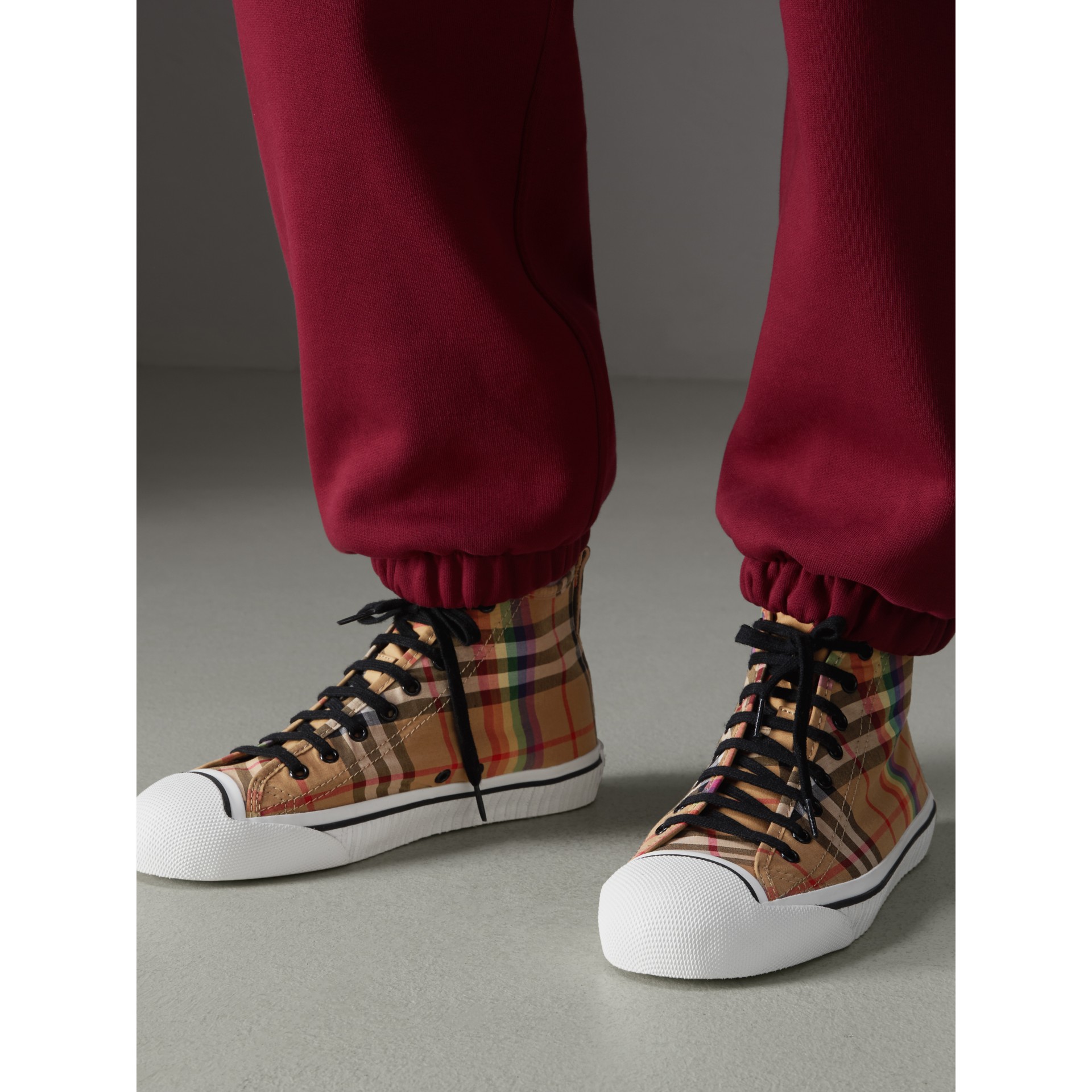 burberry joggers rainbow