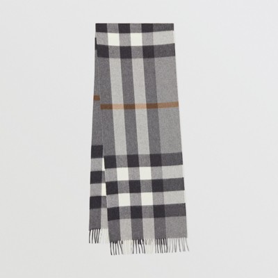 grey burberry scarf